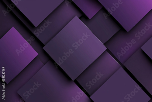 Geometric violet pattern with gradients and shadows showcasing depth and texture in a modern design aesthetic
