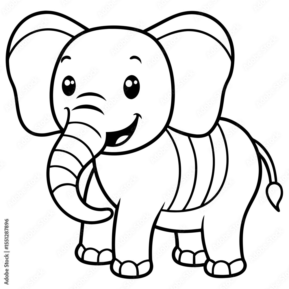 Fototapeta premium animal coloring pages