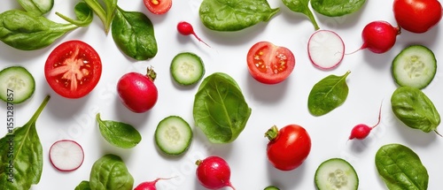 The vibrant array of fresh vegetables showcasing health and nutrition delights.