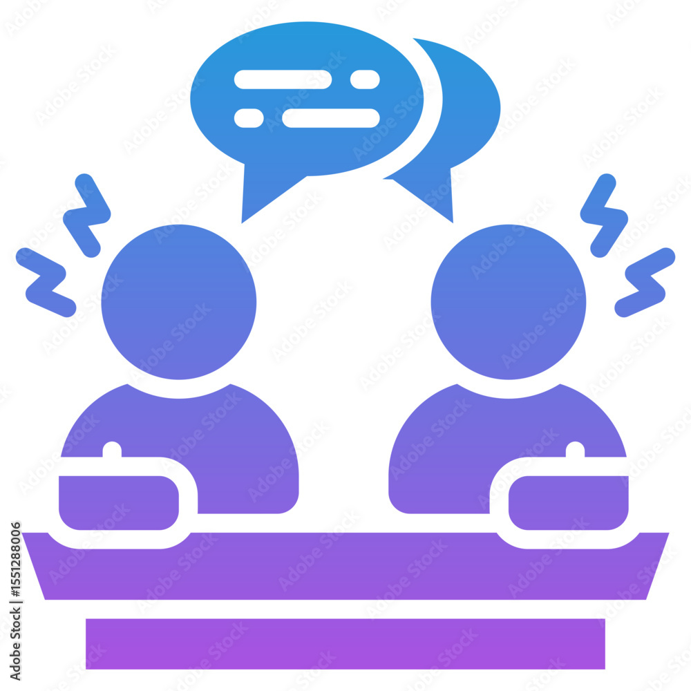 Team Conflict Icon Team Conflict Icon