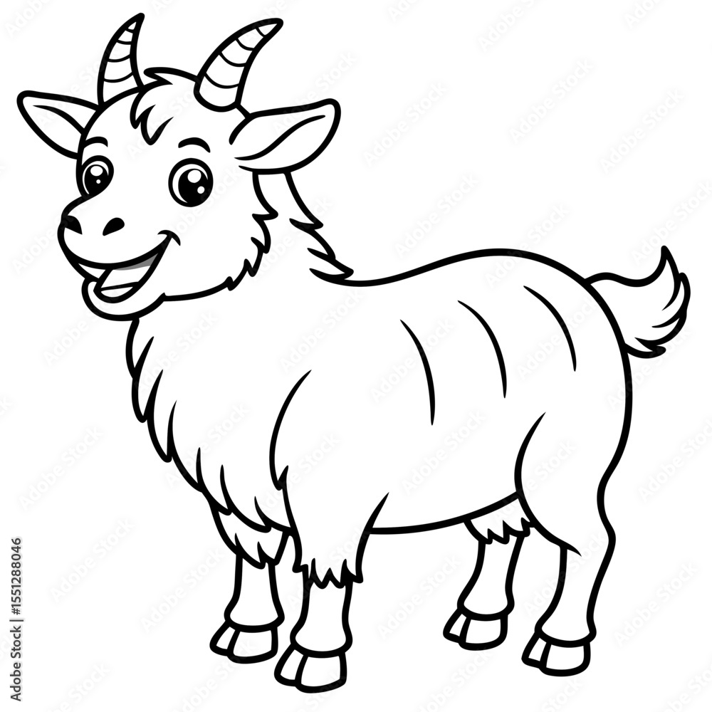 Fototapeta premium animal coloring pages 