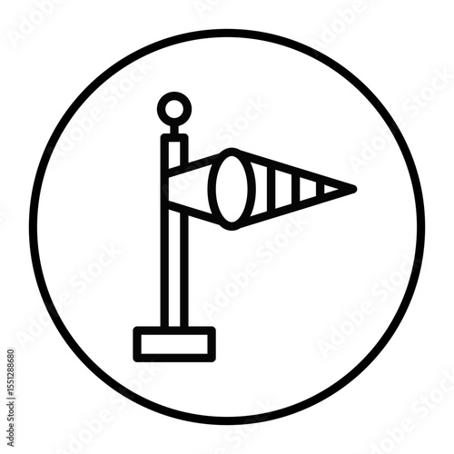 Windsock Vector Icons