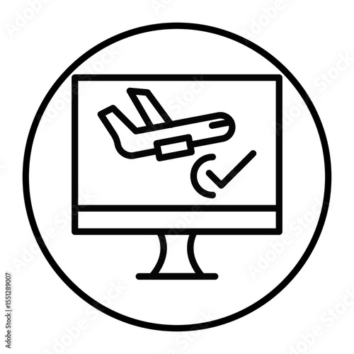 Flight Check In Vector Icons