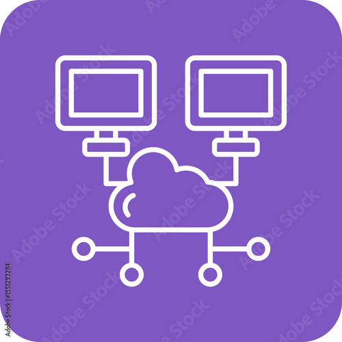 Cloud network Icon