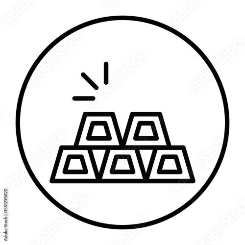 Ingots Vector Icons