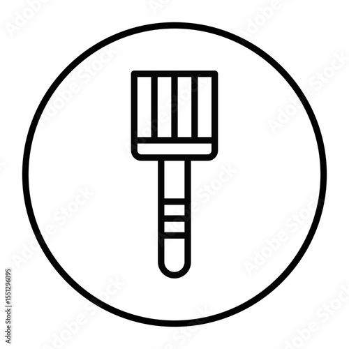 Basting Brush Vector Icons