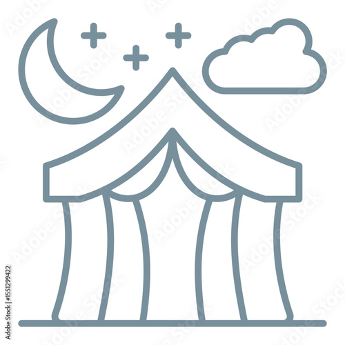 Night camp Icon