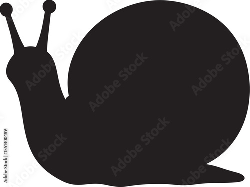 Vector art of a cute orange and red cartoon snail speeding along