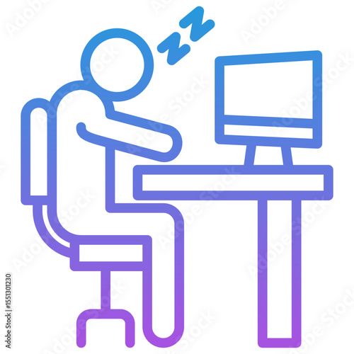 Meeting Fatigue Icon