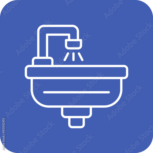 Hair wash sink Icon