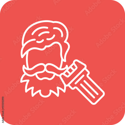 Beard trimming Icon
