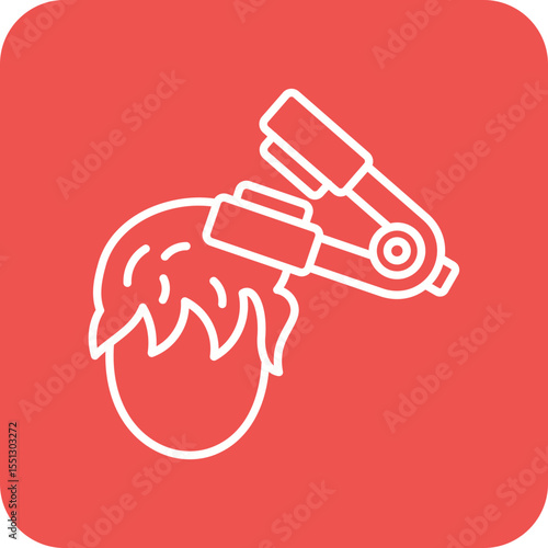 Hair straightener Icon