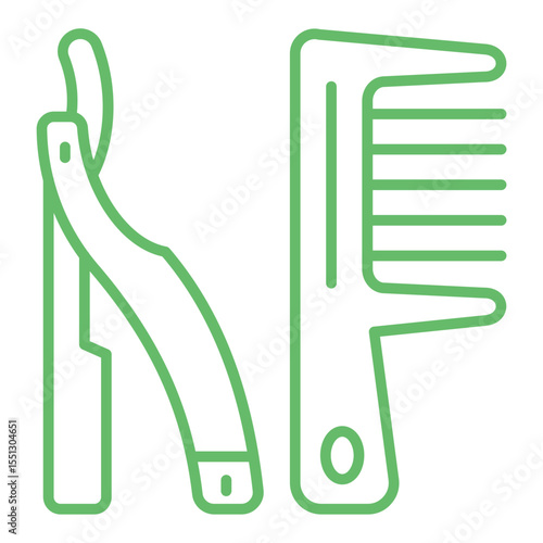 Hair cutting Icon