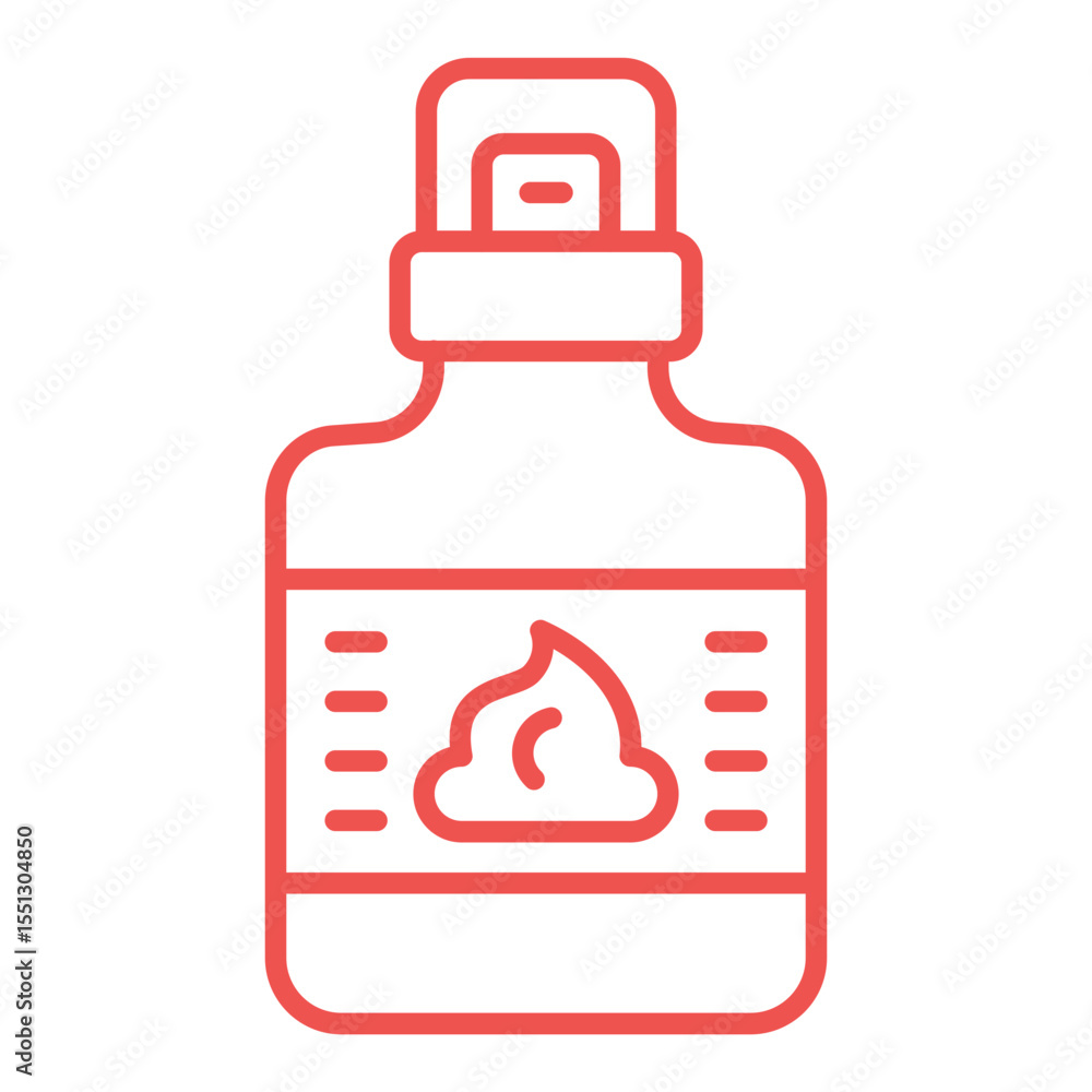 Fototapeta premium Shaving cream Icon