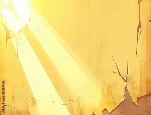 Golden Light Abstract Background