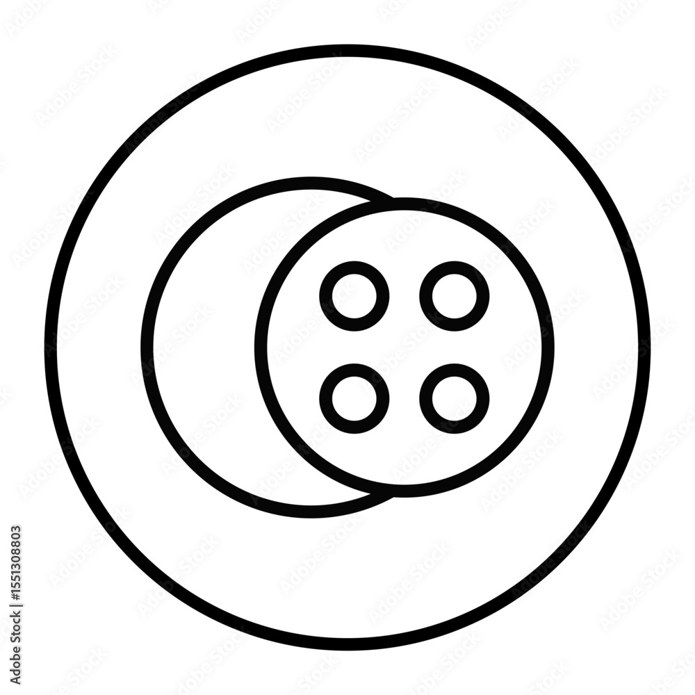 Fototapeta premium Lunar Eclipse Vector Icons