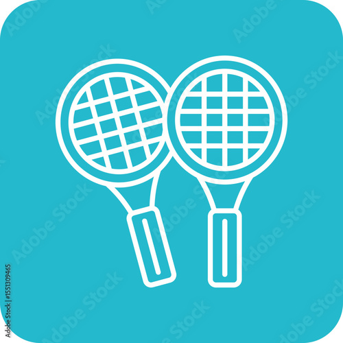 Tennis Racket Icon