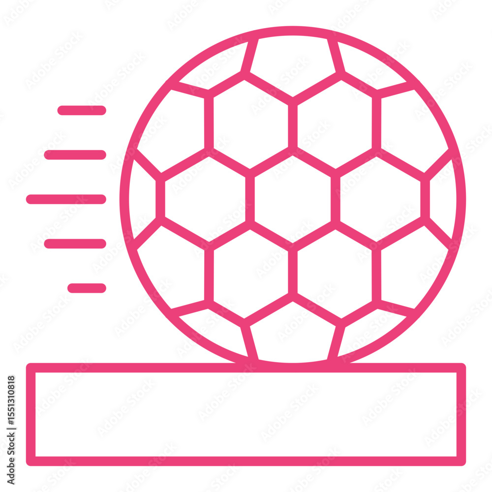 Fototapeta premium Soccer Icon