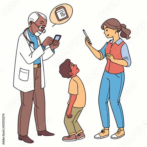 Medical Appointment Scheduling with Child Patient