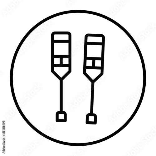 Crutch Vector Icons