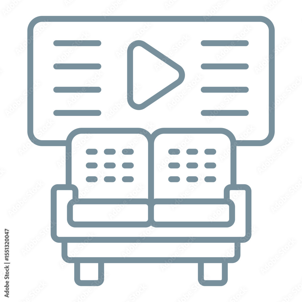Fototapeta premium Vip cinema Icon