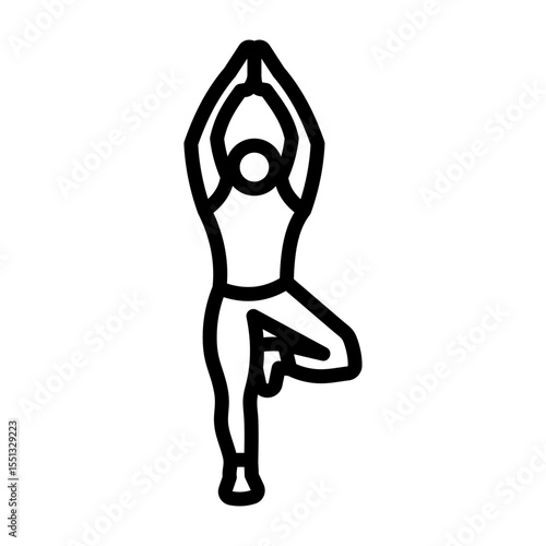 Tree Pose Icon