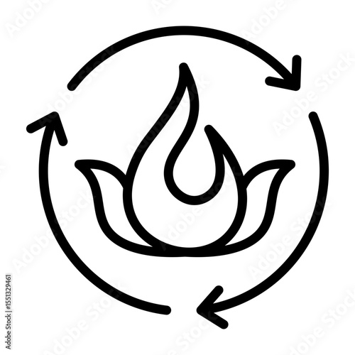 Energy Flow Icon