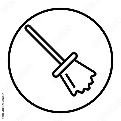Broom Vector Icons