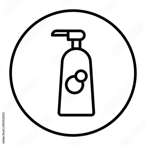 Shampoo Hair Vector Icons