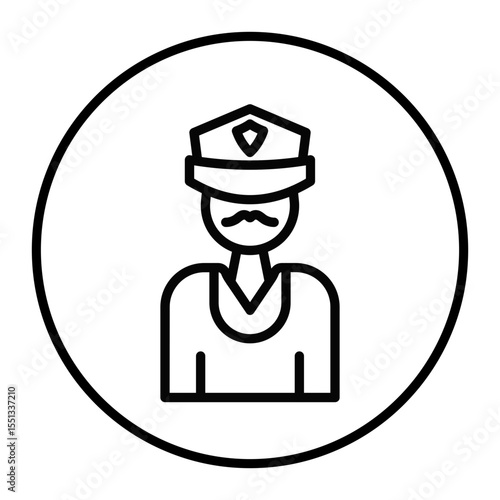 Policeman Vector Icons