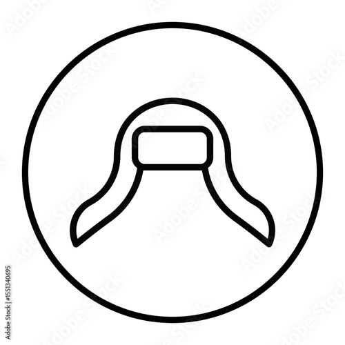 Earflaps Vector Icons