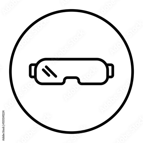 Ski Goggles Vector Icons