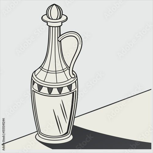 Wallpaper Mural bottle vector  Torontodigital.ca