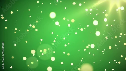 Stunning Green Screen Footage Glowing Particles and Sun Rays