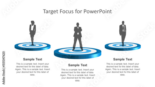 Target Audience Focus Vector Template for PowerPoint – Business Goal & Persona Visualization Slide. Target Audience Focus Diagram for PowerPoint. Target-Focus-Business-PowerPoint-Template-Vector.