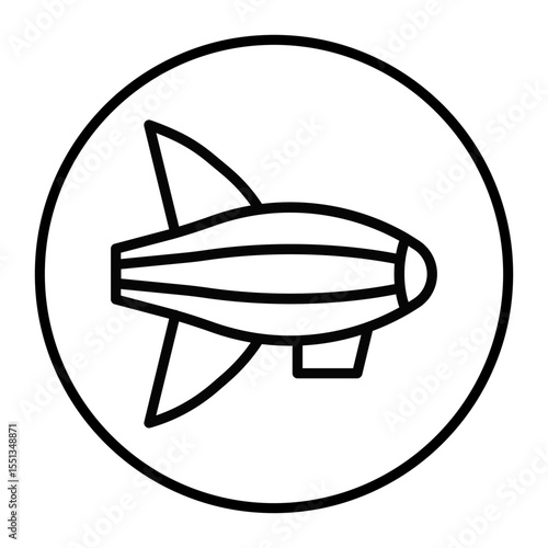 Zeppelin Vector Icons