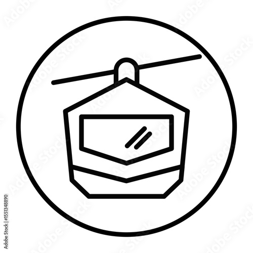 Cable Car Vector Icons