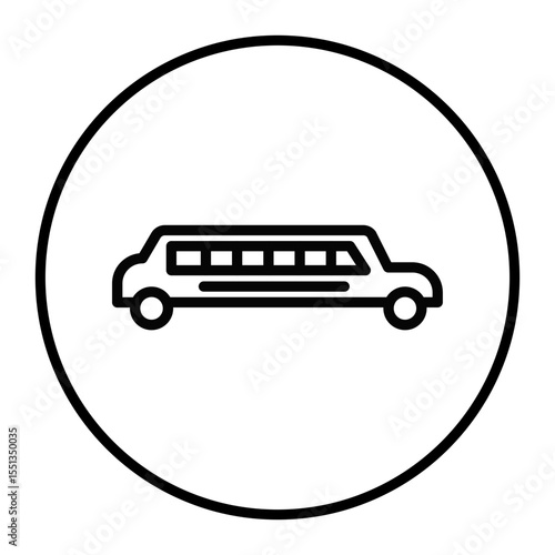 Limousine Vector Icons