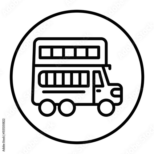 Double Decker Vector Icons