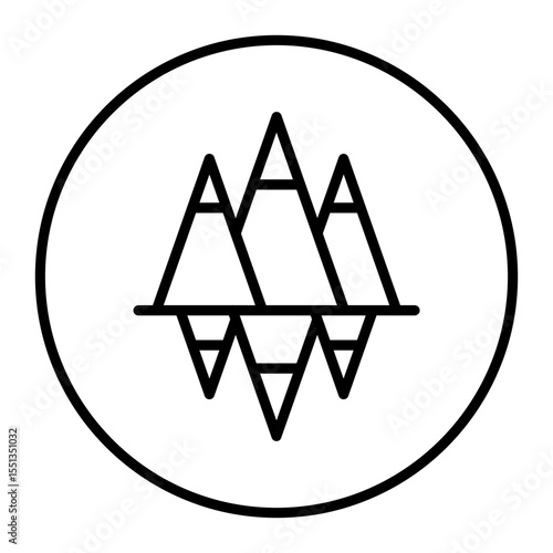 Glacier Vector Icons