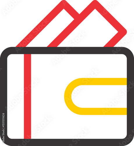colourful business icon transparent vector 
