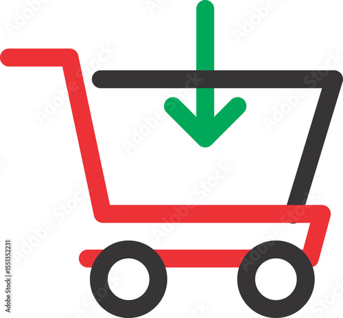 colourful business icon transparent vector 