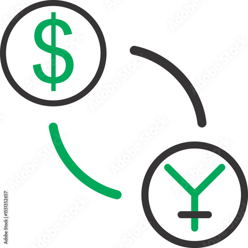 colourful business icon transparent vector 