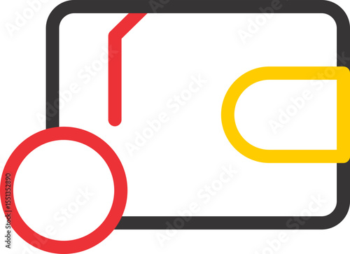 colourful business icon transparent vector 