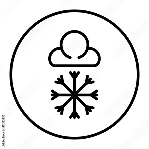 Heavy Snow Vector Icons