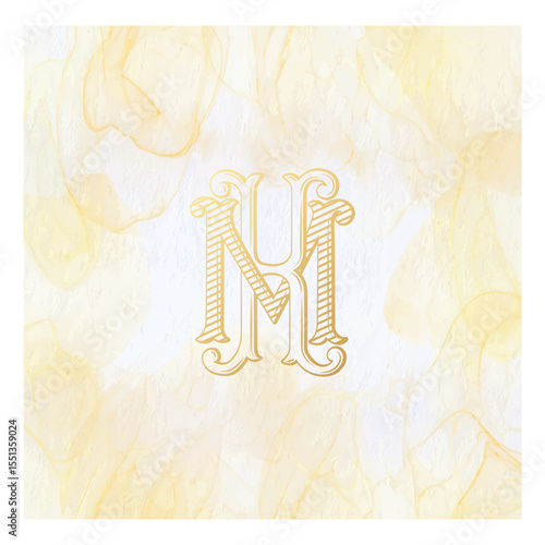 KM, MK, logo KM, Letter KM,  Monogram KM,Wedding Monogram, Wedding Logo, Logo Design , Monogram Vintage