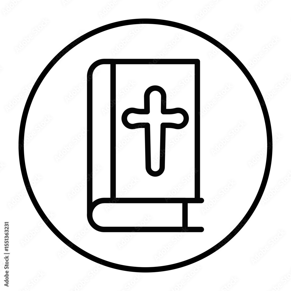 Obraz premium Bible Vector Icons