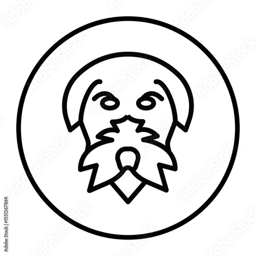 Irish Wolfhound Vector Icons