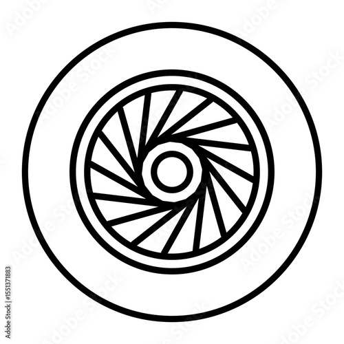Diaphragm Vector Icons