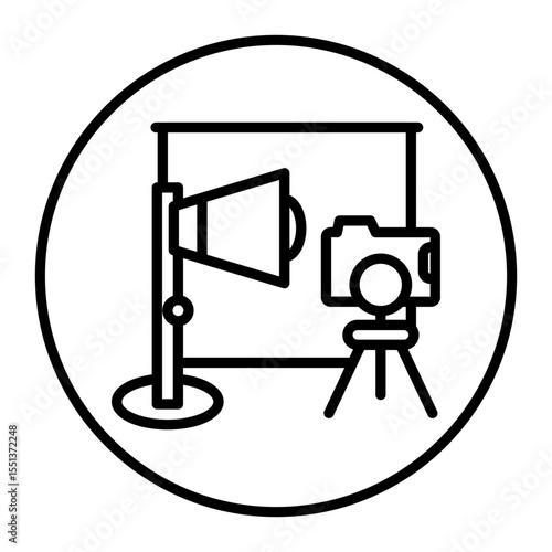 Photo Studio Vector Icons